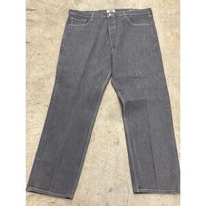 Levi Strauss & Co 501 Jeans Mens 42 x 34 Dark Wash Straight Leg Denim Pants